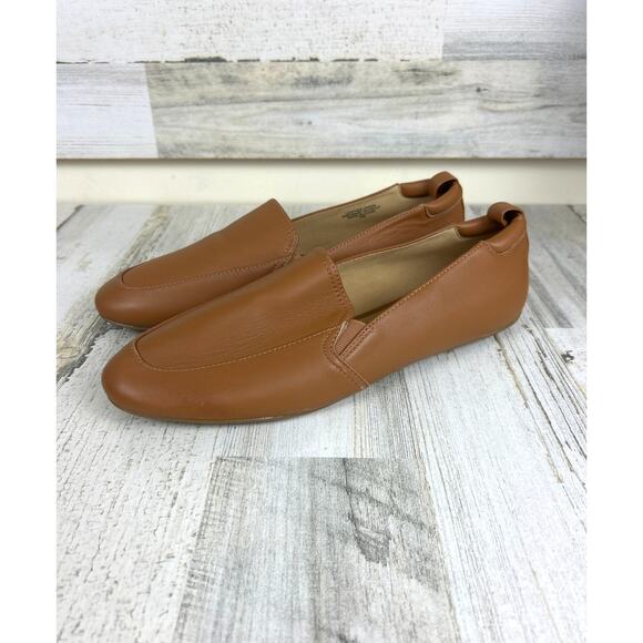 Talbots Women’s 10 Jessie Gore Nappa Leather Slip-On Driving casual Loafers New - Picture 1 of 7